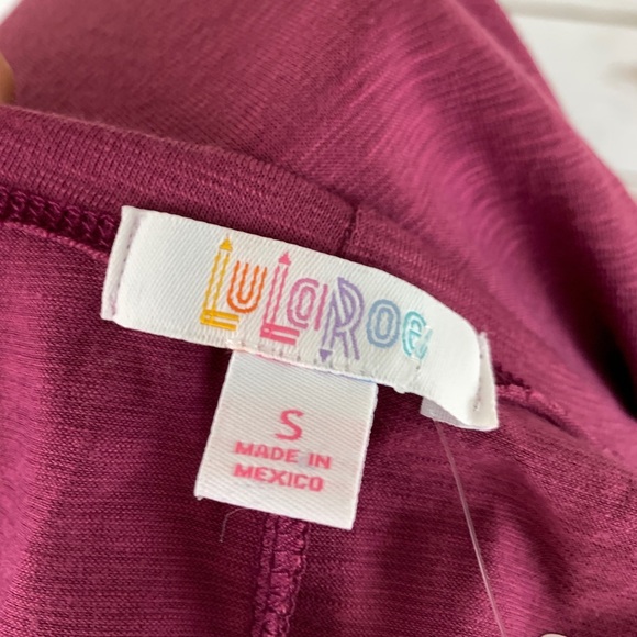 LuLaRoe Sarah Maroon Duster Cardigan Long Sleeve - Picture 2 of 6